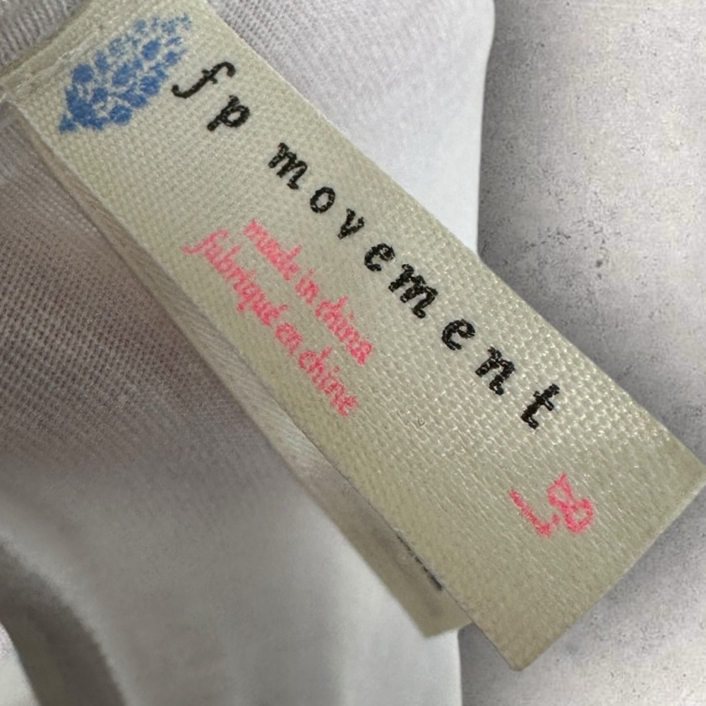 NWT Free People Movement Tri Harder Tie-Back Tank Top White Womens Size Large L - Picture 8 of 13